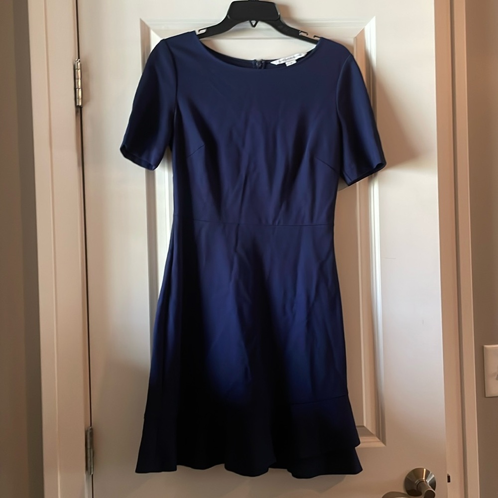 Diane Von Furstenberg Navy Blue Dress